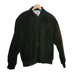 Camel Mens Leather Jacket XL